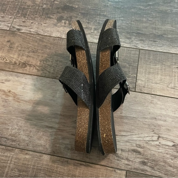 Torrid Black Rhinestone Dual Strap Slide Size 11 - Picture 4 of 6